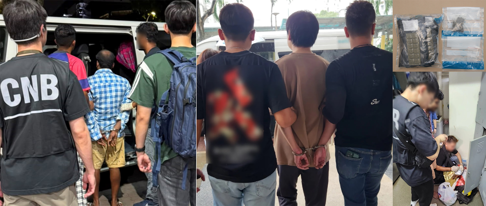 100 suspected drug offenders arrested during CNB anti-drug operation across Singapore